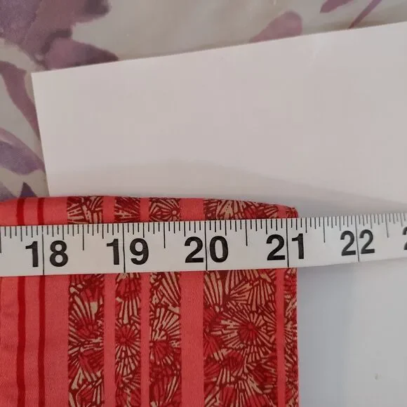 CJ Banks Shirt Top Womens Plus 1X Button Up Stretch Striped Floral 3/4 Sleeves - Picture 11 of 12